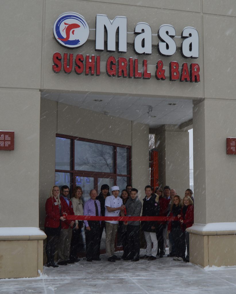 Ribbon Cutting Ceremony Held At Masa Sushi Grill Bar Wausau Times   Masa Sushi 011717 822x1024 