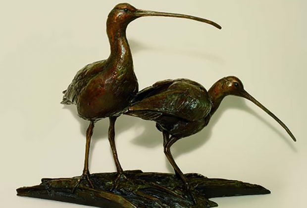 Walter T. Matia's "High Plains Drifters" in bronze.